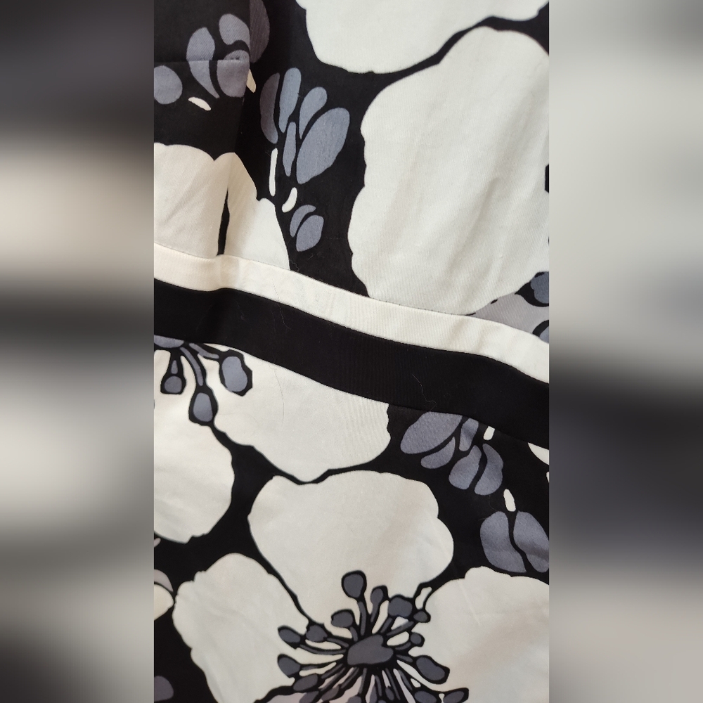 NWT! Jones New York Sleeveless Floral Pattern Cotton Dress - Size 6 - Picture 5 of 5